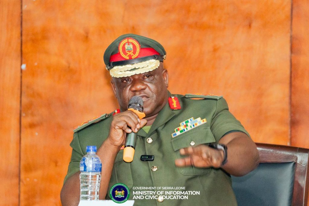 RSLAF Chief of Army Staff Commends SL Troops’ Restraint in Recent Guinea-Sierra Leone Border Incident