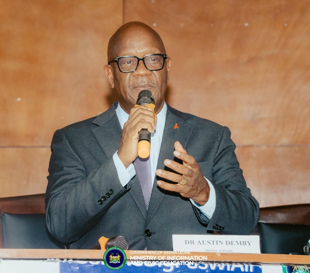 Health Minister Demby Speaks on Sierra Leone’s Health Progress