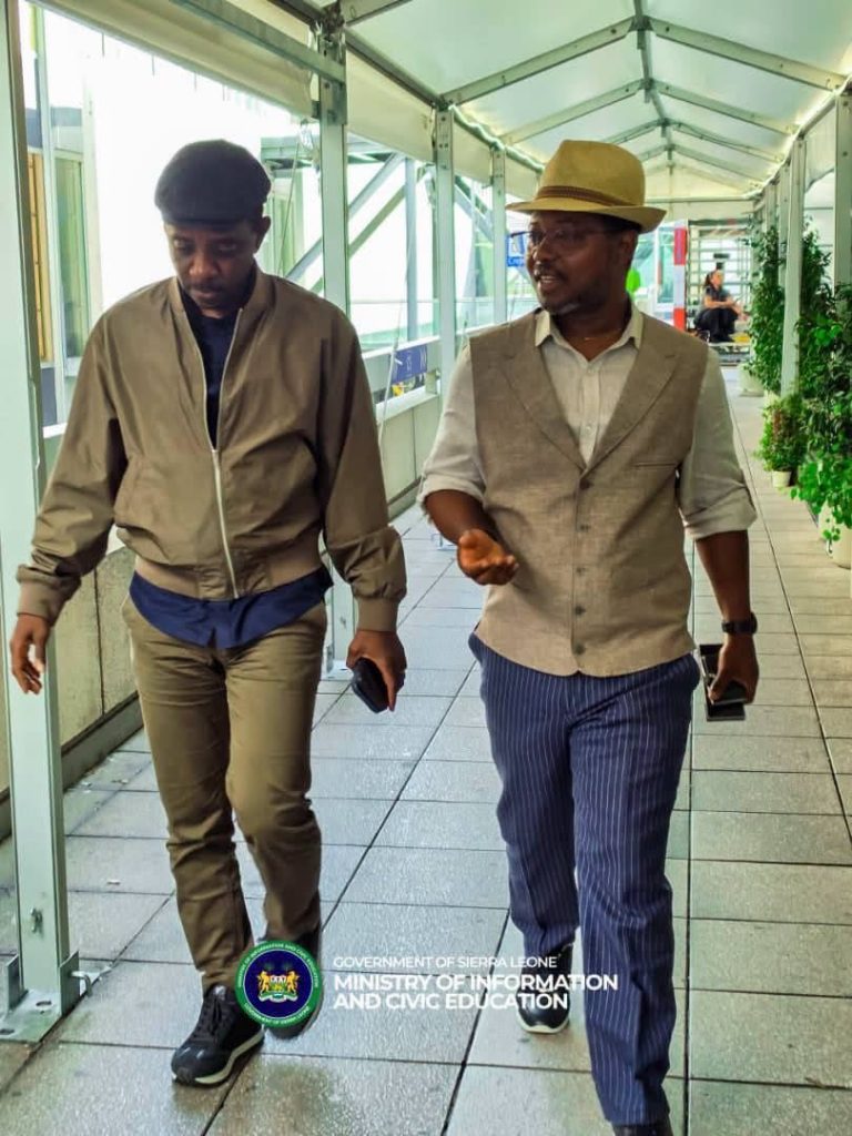 Minister Chernor Bah Arrives in Geneva for AFS Youth Assembly